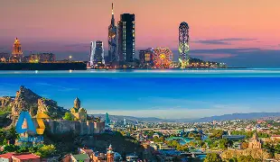 شهر باتومی و تفلیس